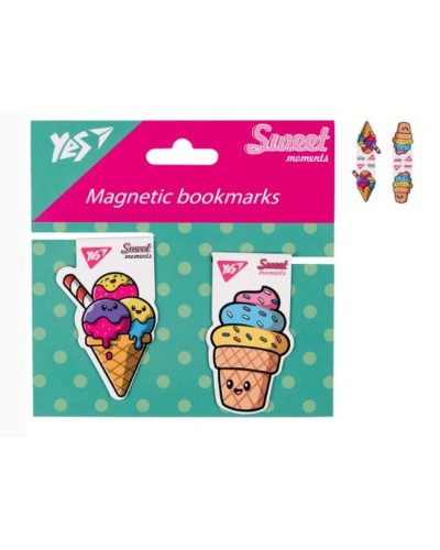 Закладки магнітні «Sweet Cream Ice cream» 2 штуки, ТМ Yes