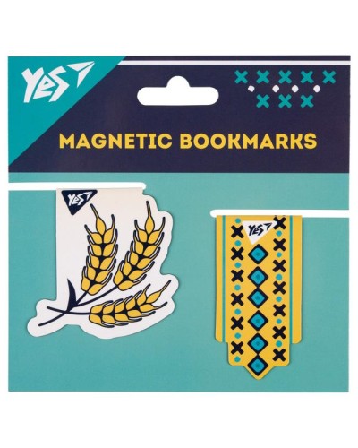 Закладки магнітні «Ukraine» 2 штуки, ТМ Yes