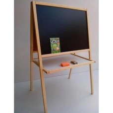 Мольберт двосторонній 60х40х100 см для крейди та магнітів, ТМ Умняшка