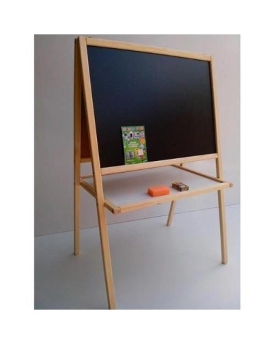 Мольберт двосторонній 60х40х100 см для крейди та магнітів, ТМ Умняшка