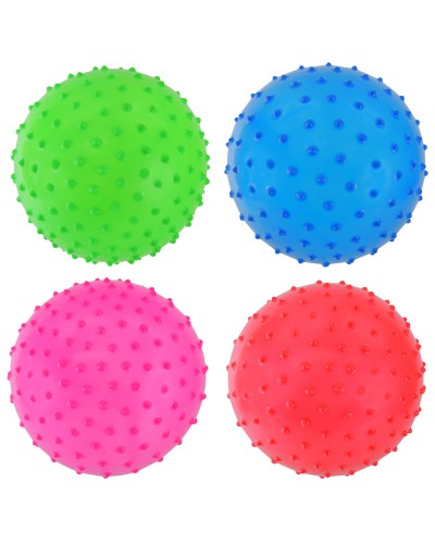 М'яч гумовий 12 см 25 г, в асортименті, у пакеті