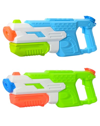 Іграшковий водний бластер 38 см помповий, в асортименті, у пакеті 21,5х48х5 см