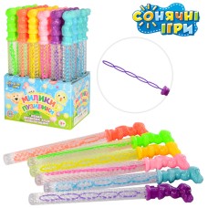 Мильні бульбашки «Меч-динозавр» 36 см, в асортименті, 24 шт у дисплеї 22,5х37х15 см