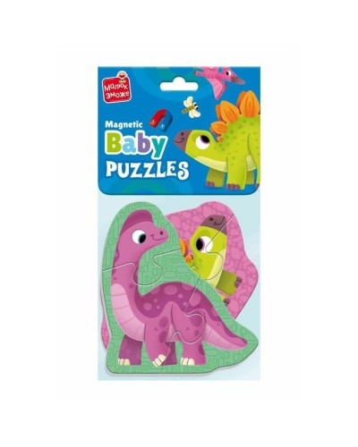 Пазли магнітні «Малюк зможе. Динозаврики», ТМ Vladi Toys
