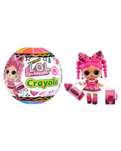 Ігровий набір «Loves» з лялькою 9 см серії «Crayola» в асортименті 9 шт у дисплеї, LOL SURPRISE!