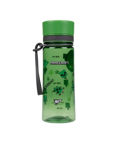 Пляшка для води «Minecraft» 400 мл зелена, ТМ Yes