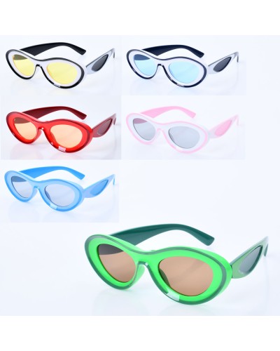 Окуляри сонцезахистні 15 см, в асортименті, у пакеті 15х5х3,5 см