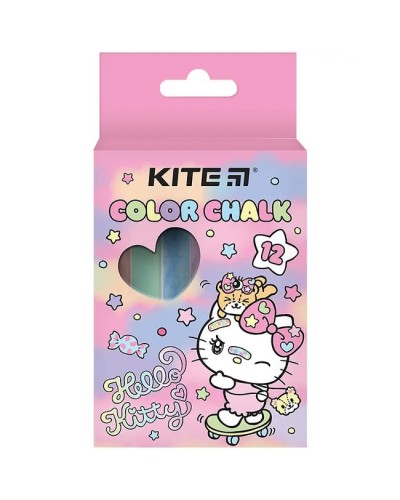 Крейда кольорова «HK» 12 кольорів, ТМ Kite
