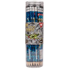 Олівець «Military» з гумкою круглий, 36 шт у тубі, ТМ Yes