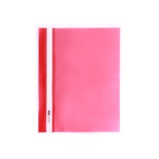 Папка-швидкозшивач А4 без перфорації, фактура «помаранч», червона, ТМ Economix