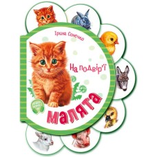 «Малята. На підвір'ї» на 14 сторінк з твердою обкладимнкою 15,5х12 см, ТМ Ранок