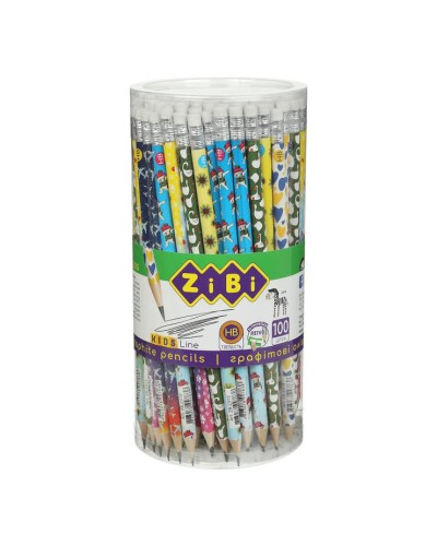 Олівець графітовий «PATRIOT» з гумкою HB, у тубі, ТМ Zibi