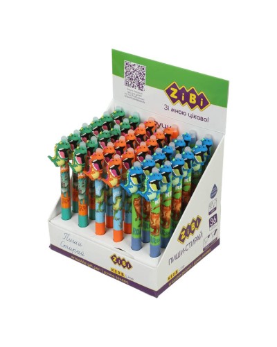 Ручка гелева « DINO» пиши-стирай 0,5 мм, KIDS Line