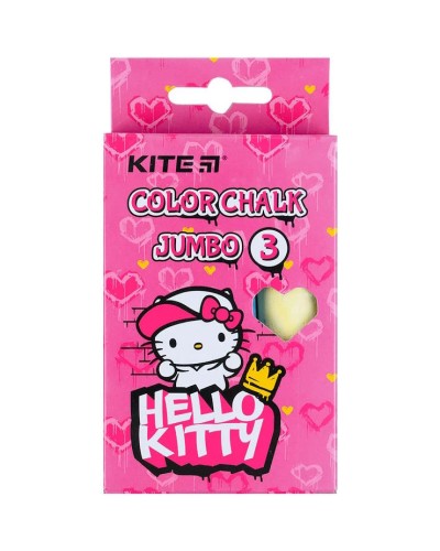 Крейда кольорова « HK» 3 штуки, Jumbo