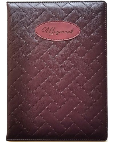 Щоденник шкільний на 48 аркушів 173х246 мм з обкладинкою зі шкірзаму, ТМ Мандарин