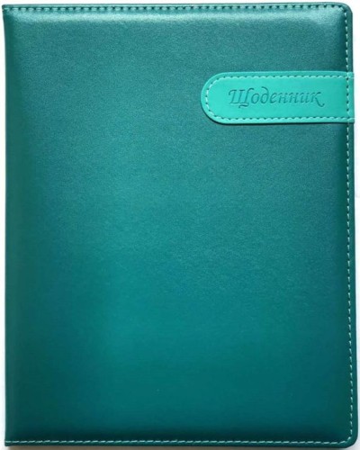 Щоденник шкільний на 48 аркушів 167х211 мм, шкірзам, ТМ Мандарин