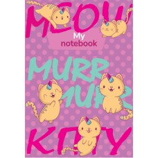 Блокнот «FUNNY PETS» А6 на 32 аркуші у клітинку на скобі з м'якою обкладинкою, в асортименті, ТМ Рюкзачок