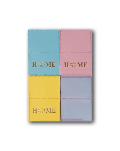 Обкладинка на ID Passport «HOME №2» на 6 карт зі шкіри 140х95 мм