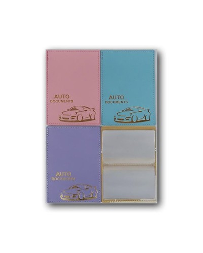 Обкладинка на ID AUTO «Documents №2» на 6 карт зі шкіри 140х95 мм
