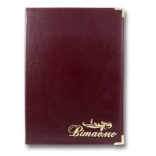 Папка вітальна Infolk-Miradur «Вітаємо», A4, бордова, TM Brisk