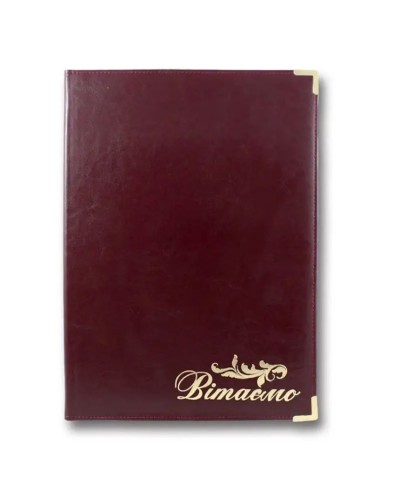 Папка вітальна Infolk-Miradur «Вітаємо», A4, бордова, TM Brisk