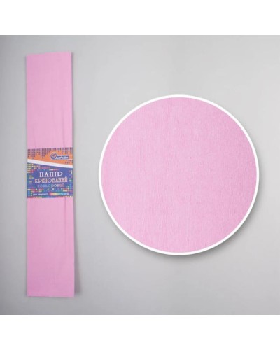 Креп-папір 55% 50х200 см 20г/м2, блідо-фіолетовий