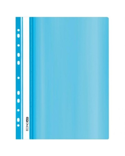 Папка-швидкозшивач А4 з перфорацією, пастель блакитна, ТМ Economix