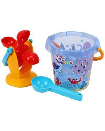 Набір для гри з піском та водою з 3 елементів, 16.5х16,5х15 см, ТМ Технок