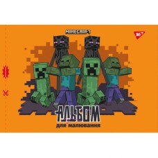 Альбом для хлопчиків А4 28 аркушів 100 г/м2 на скобі з перорацією, ТМ Yes