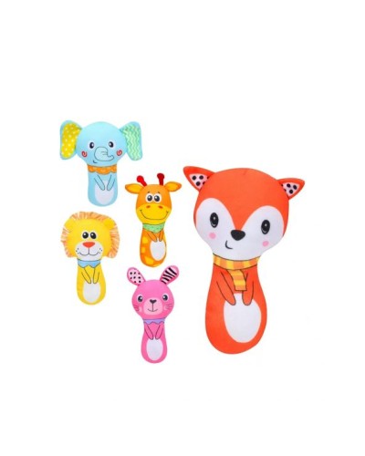 Брязкальце м'яке 10 см, в асортименті, у пакеті 10х15х5 см