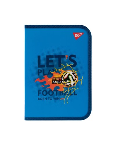 Папка для зошитів «Football» В5 пластикова на блискавці, ТМ Yes