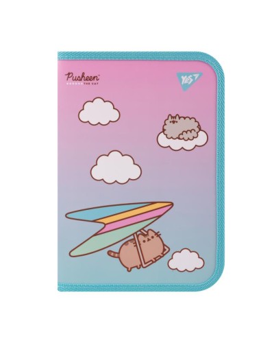 Папка для зошитів «Pusheen. Stormy» В5 пластикова на блискавці, ТМ Yes