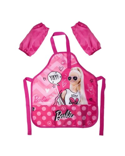 Фартух для творчості «Barbie» 54х47 см з нарукавниками, ТМ YES