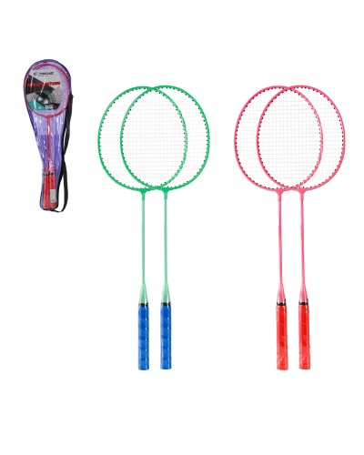 Бадмінтон: 2 ракетки, в асортименті, у чохлі 65 см,