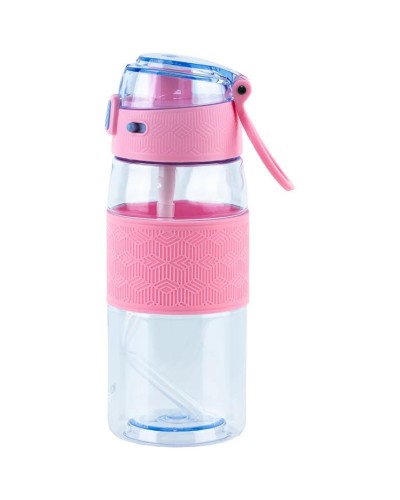 Пляшечка для води 600 мл блакитно-рожева, TM Kite