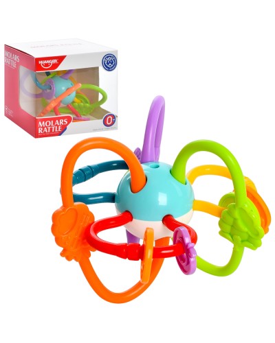 Брязкальце-прорізувач 12 см, у коробці 11,5х10,5х10 см