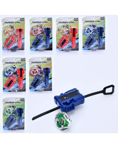 Бейблейд, дзига 4,5 см на запуску, в асортименті, під слюдою 16,5х24,5х4,5 см