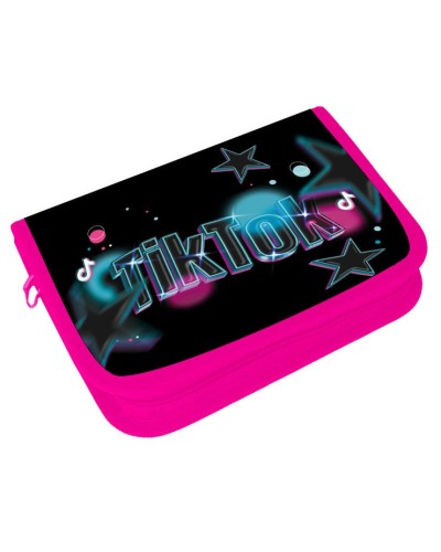 Пенал із двома відворотами «ТікТок» 21х13,5х4 см, ТМ Leader