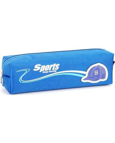 Пенал 21х4,5х6 см, синій, ТМ Мандарин