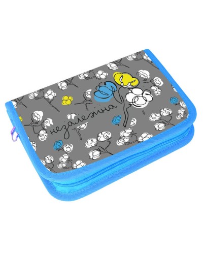 Пенал з двома відворотами «Незалежна» 21x13,5x4 см, TM Leader