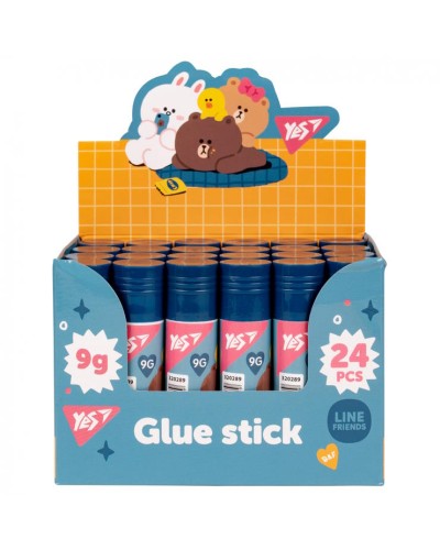 Клей-олівець «Line friends» 9 г, PVA, ТМ YES