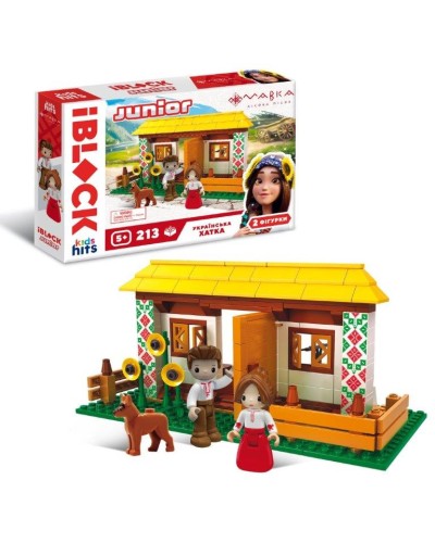 Конструктор «Мавка» на 213 деталей з 2 фігурками, наліпками та тату, у коробці 23х6х26 см, Kids hits