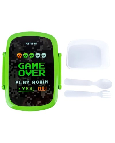 Ланчбокс «Game over» з наповненням 750 мл, TM Kite