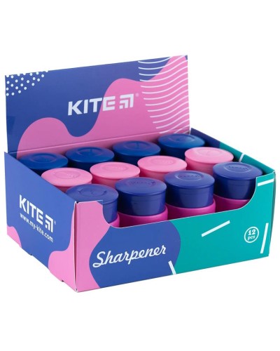 Точилка «Sunset» з контейнером, в асортименті, TM Kite