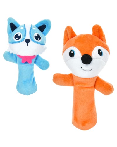 Брязкальце-пискавка м'яке 17 см, в асортименті, у пакеті 19х12х6 см