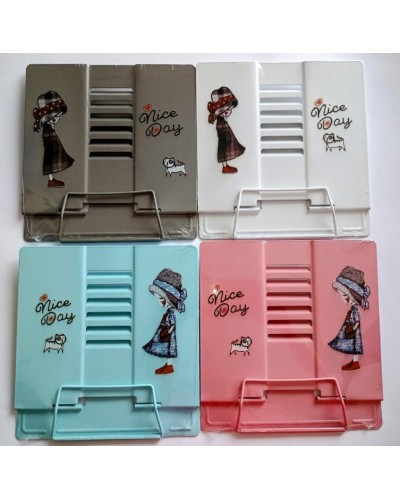 Підставка для книг «Nice Day» металева 20,8х18,8 см, в асортименті, ТМ J.Otten