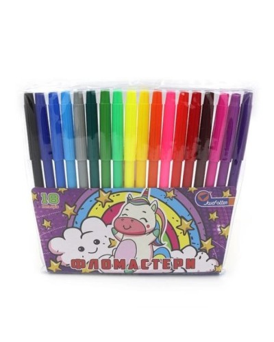 Фломастери «Єдиноріг» на 18 кольорів, ТМ J. Otten