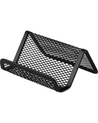 Підставка для візиток 95x80x45 мм металева чорна, ТМ Buromax