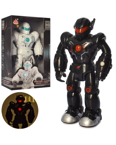 Робот 36,5 см зі звуком та світлом, ходить, на батарейці, в асортименті, у коробці 22,5х37х11,5 см