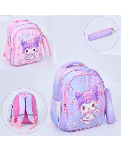 Рюкзак 35х29х10 см на 2 відділення, 1 внутрішня кишеня, 2 зовнішні кишені, пенал, застібка-блискавка